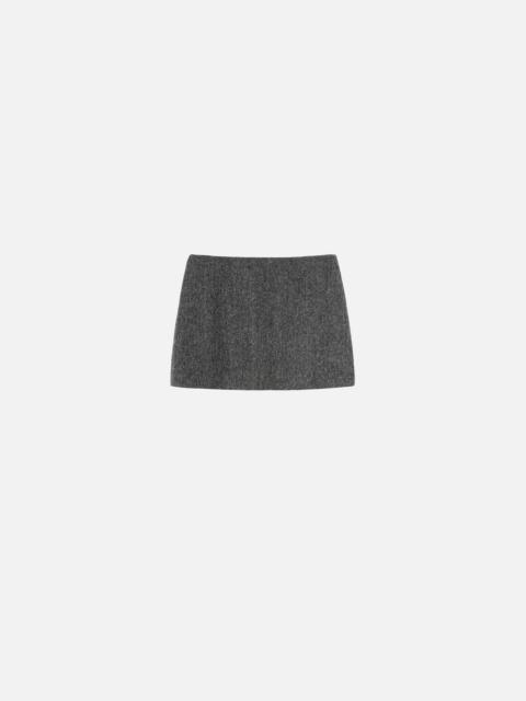 TWEED A-LINE MINI SKIRT