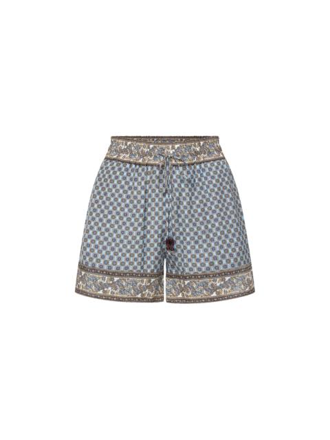 VIVALDI SCARF-PRINT SHORT