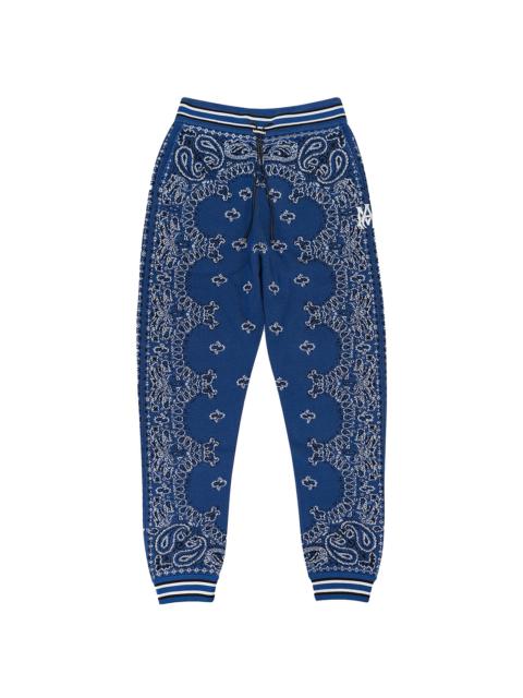 BANDANA B-BALL BLUE SWEATPANTS "Blue, Black"
