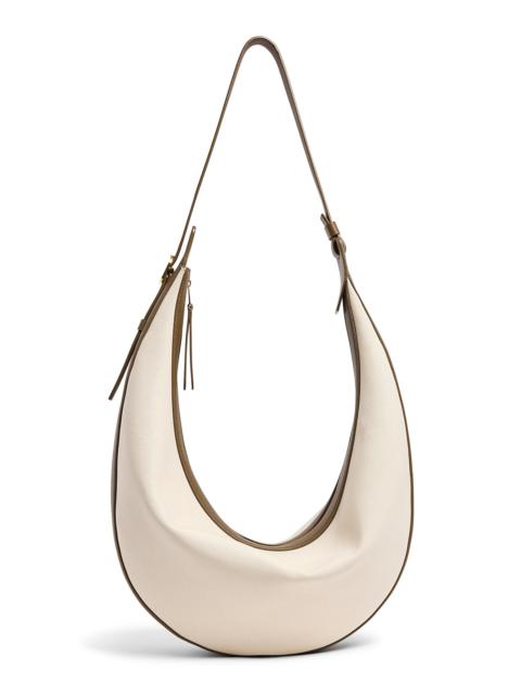 Augustina Canvas Hobo Bag ivory