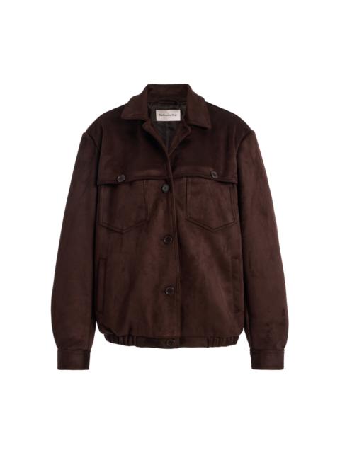 Hester Faux Suede Jacket brown