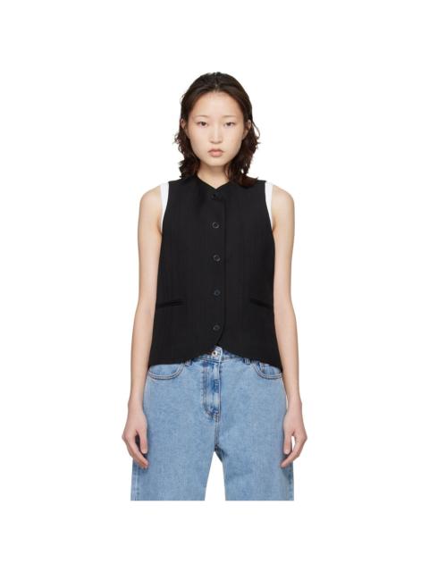 Black Paco Tailored Waistcoat