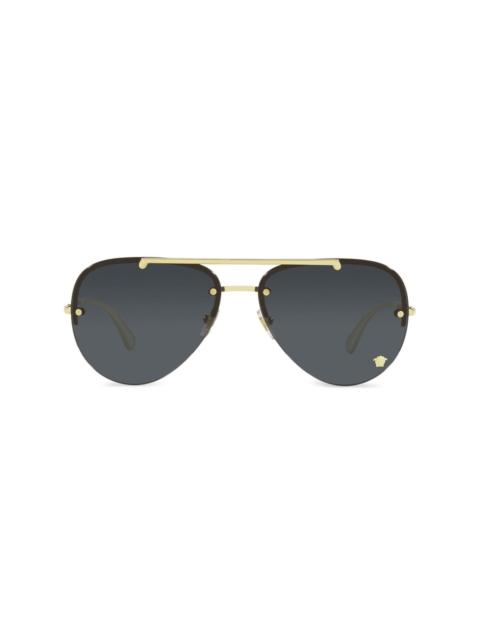 Medusa Glam pilot-frame sunglasses
