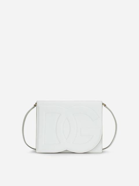 Calfskin Logo crossbody bag