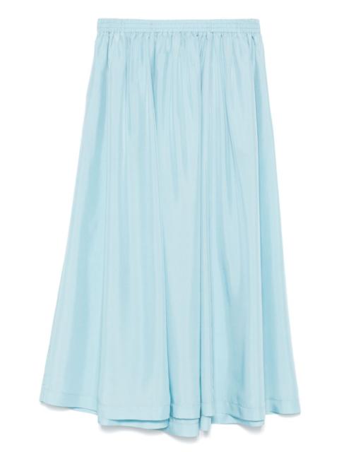 silk maxi skirt