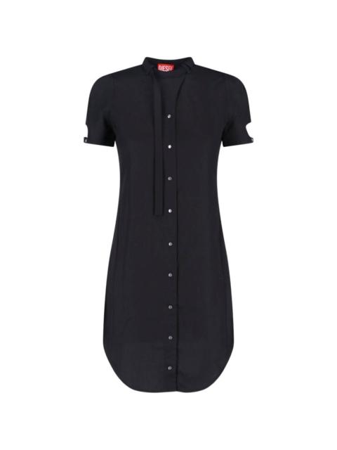 cut-out button dress