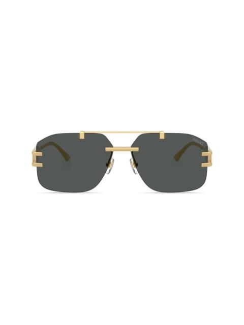 pilot-frame sunglasses