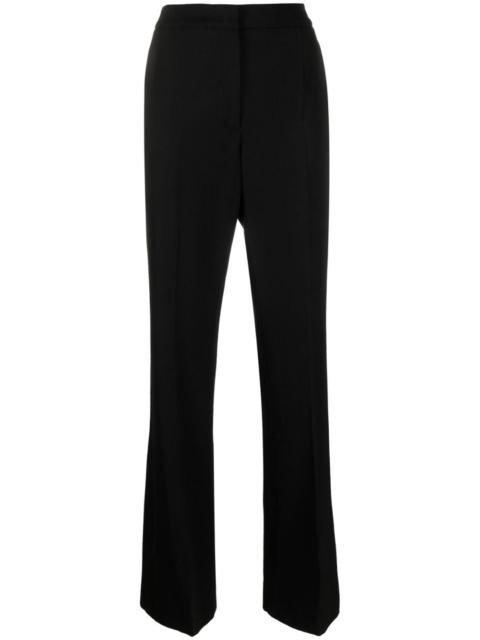 high-rise straight-leg trousers