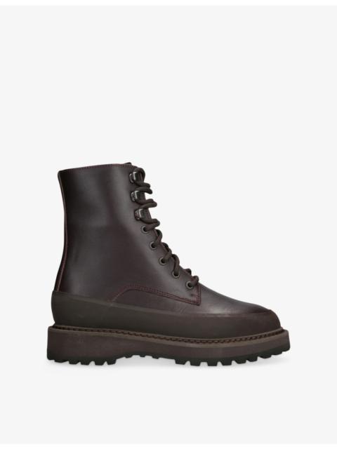 Dolomite Lace-Up Leather Boots