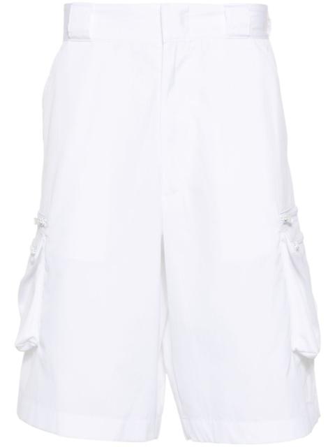 enamel triangle-logo cargo shorts