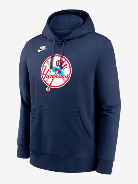 New York Yankees Cooperstown Logo Club Men's Nike MLB Pullover Hoodie