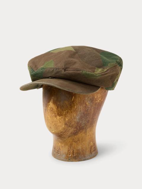 Camo Poplin Driver’s Cap