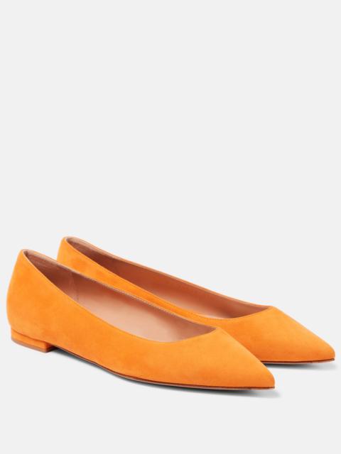 Gianvito suede ballet flats