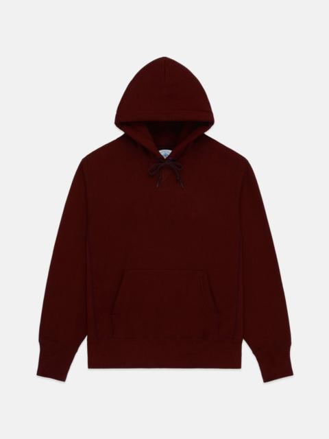 MADE-IN-USA BURGUNDY HEAVYWEIGHT HOODIE