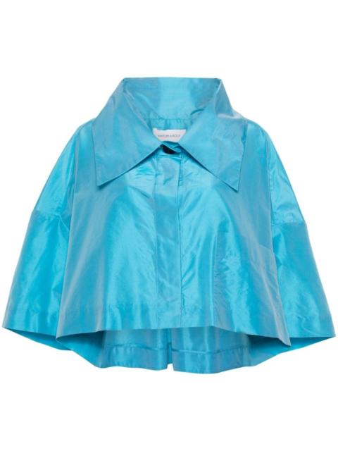 Extreme taffeta shirt jacket
