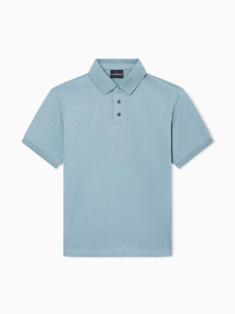US EXCLUSIVE JACQUARD JERSEY POLO SHIRT