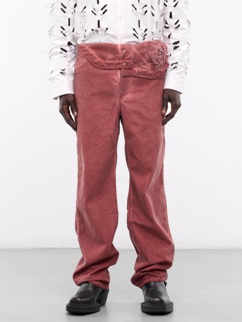 Asymmetric Flower Trousers