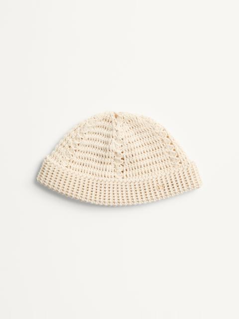 VLOGO SIGNATURE KNITTED COTTON BEANIE