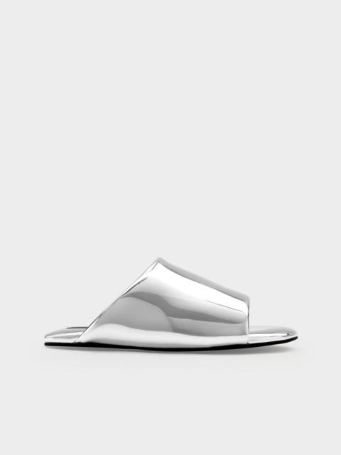 Chrome Bubble Slide In Silver