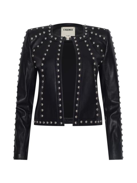 Fia Studded Leather Jacket