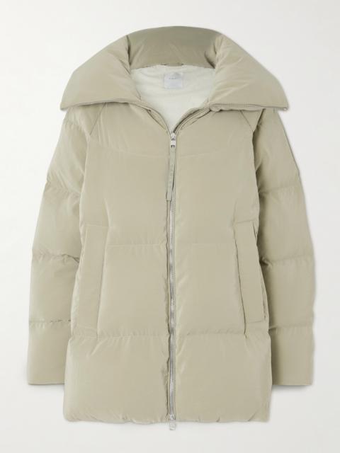 Valencia Quilted Crinkled-shell Down Jacket