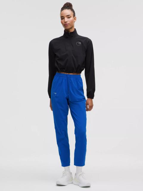 Mile Maker Run Crew Graphic High-Rise Track Pant