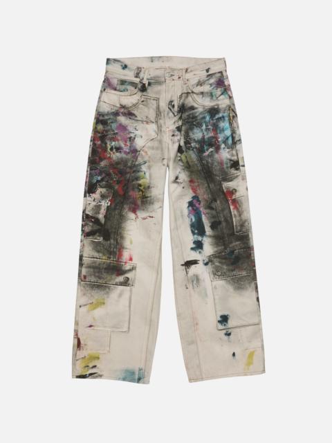 Baggy fit jeans - 1981 - White/multi