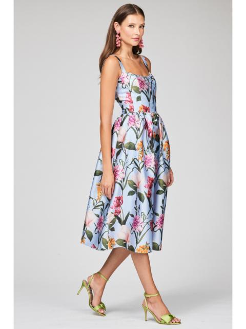 OLENA DRESS - GLACIAL BLUE BLOSSOMS