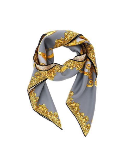 baroque-cheetah silk scarf