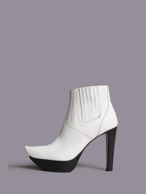 POINTY TOE PLATFORM HEELED BOOT