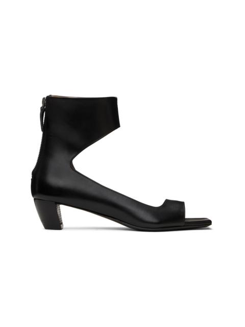Black Cucchiaia Heeled Sandals