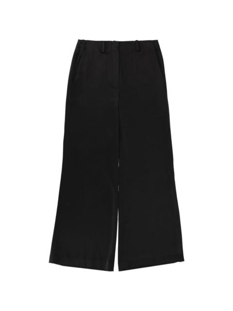 belt loops-detail trousers