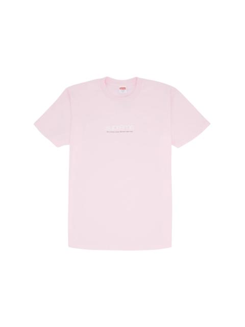 Supreme Five Boroughs Tee Light Pink