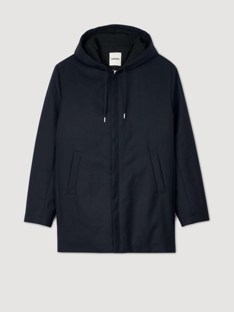 HOODED PARKA WITH ZIP