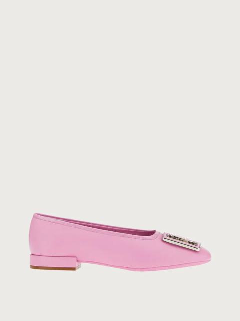 CHUNKY BUCKLE BALLET FLAT