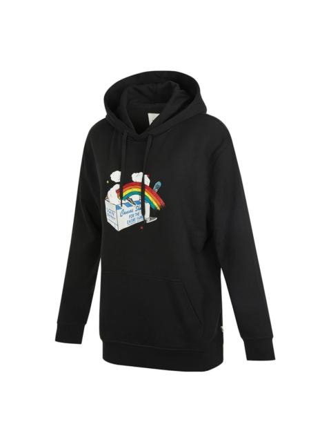 (WMNS) Vans AP Mellifluus Po Hoodie 'Black White' VN0A5F69BLK