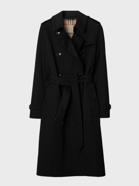 Kensington Organic Belted Double-Breasted Trench Coat