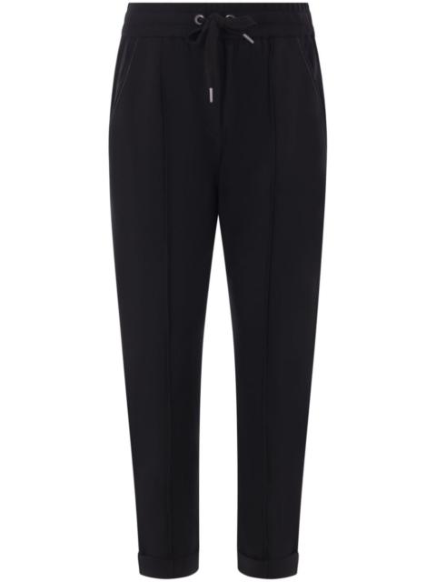 Monili-detail track trousers