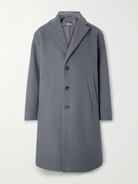 Wool-Blend Overcoat Gray