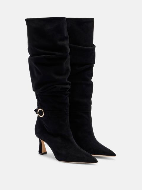 Melina 70 suede knee-high boots