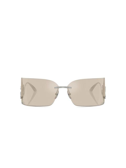 logo-plaque sunglasses