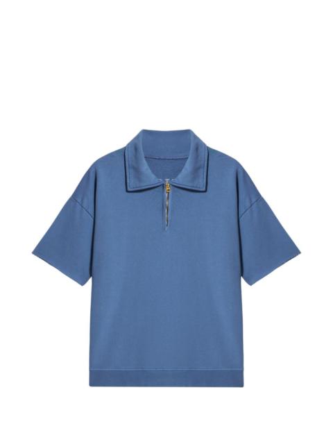 York zip polo shirt