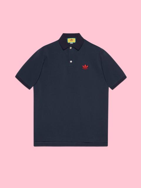 adidas x Gucci cotton piquet polo