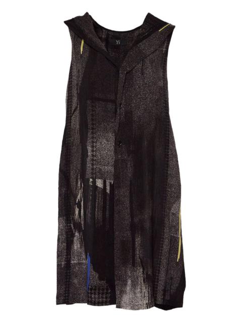 hooded sleeveless top