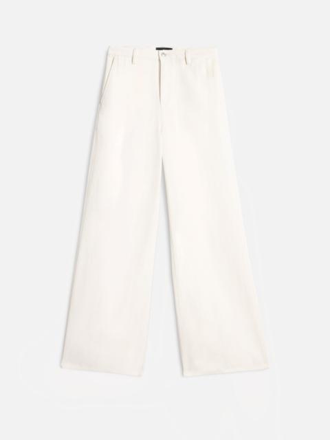 WIDE TROUSER in Denim Linen Ostuni