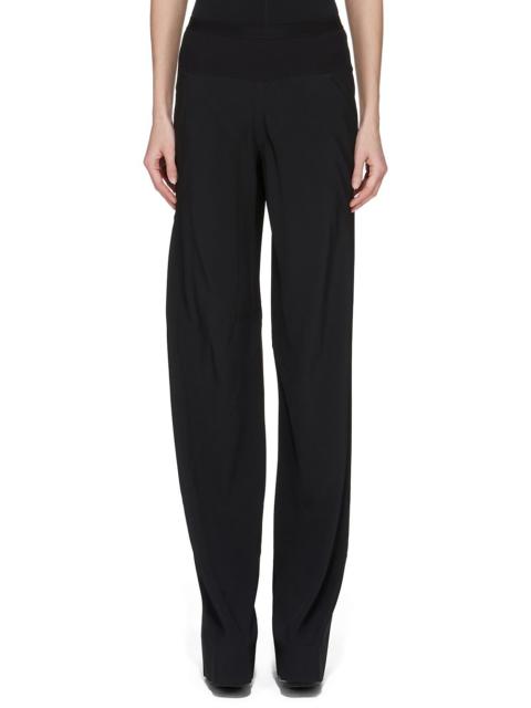 cotton-blend trousers