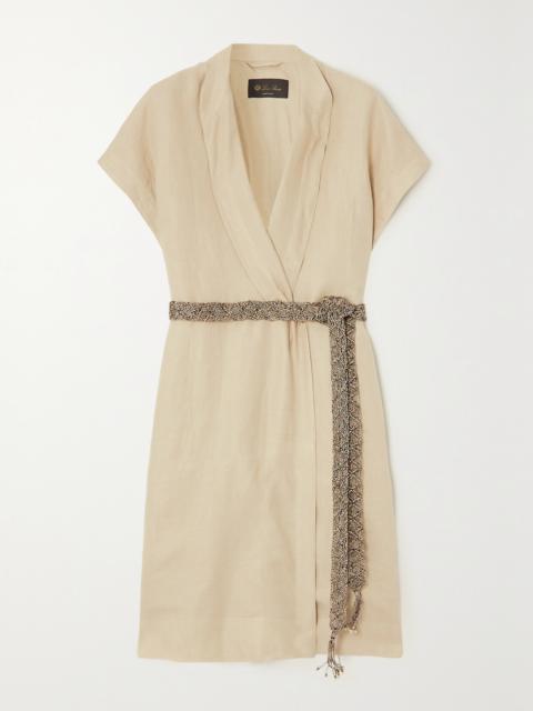Draped Linen Vest