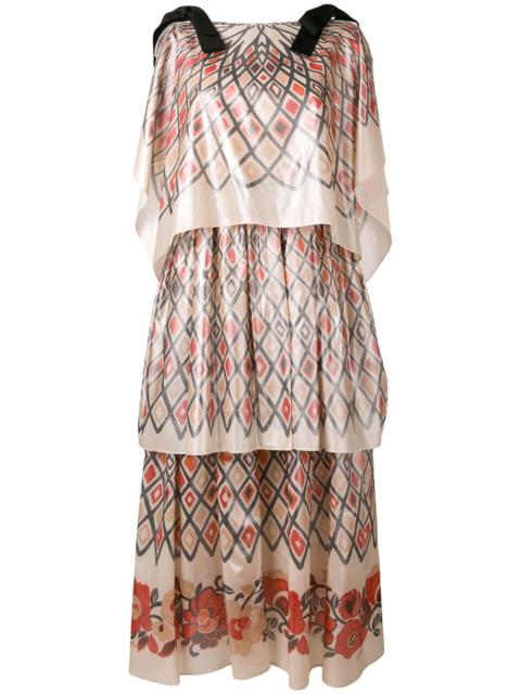 geometric skirt dress