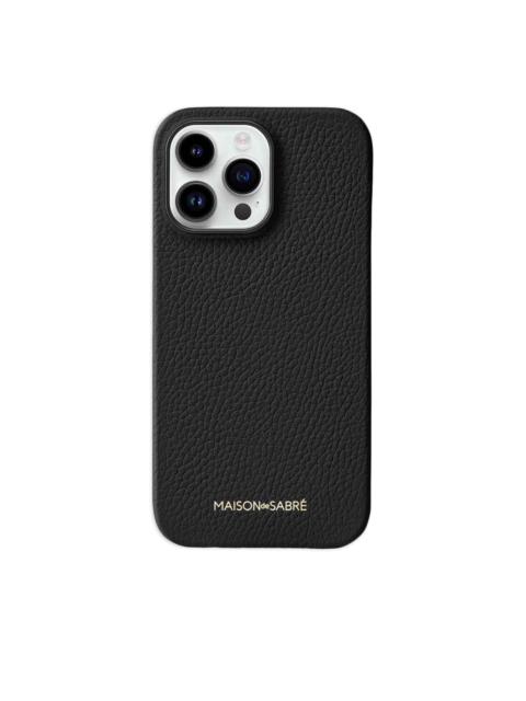 iPhone 15 Pro Max leather phone case