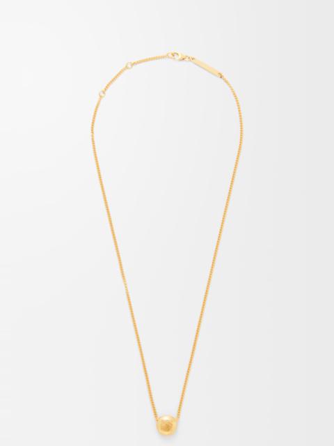 Pebble necklace in sterling silver